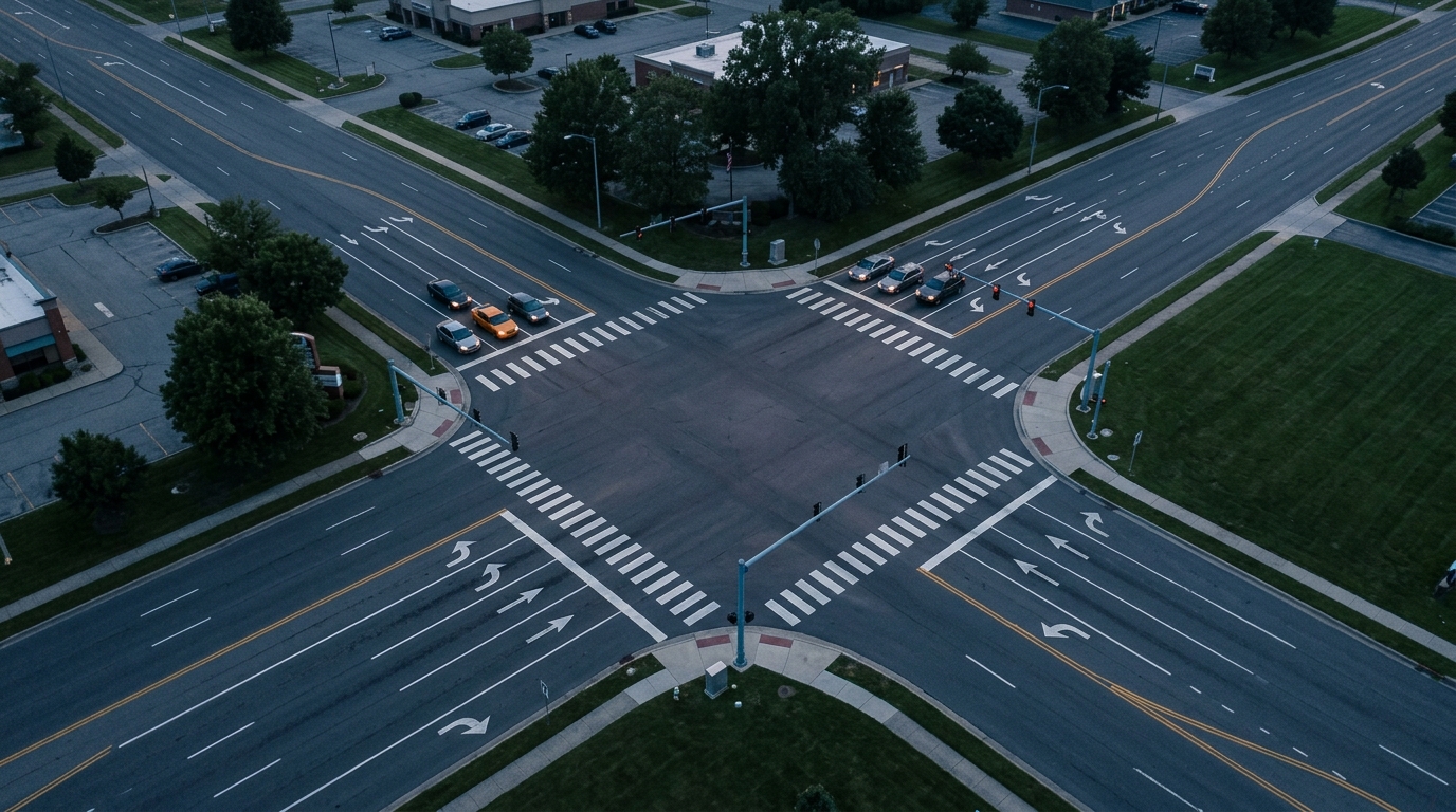 T-Bone (Intersection) Accident Fault & Claims in Indiana